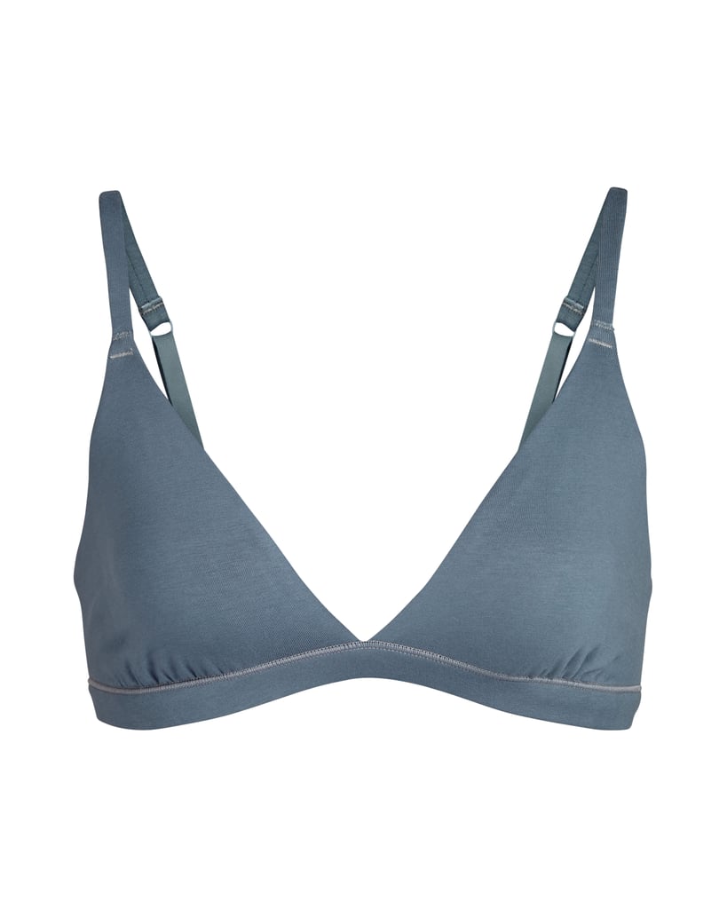 Skims Cotton Triangle Bralette in Kyanite