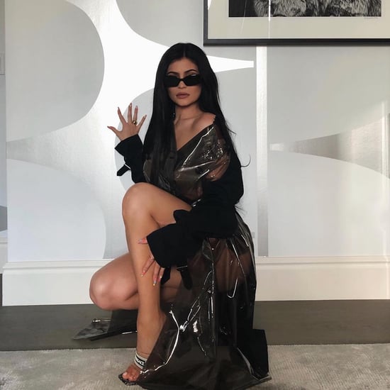 Kylie Jenner's See-Through Trench Coat Instagram