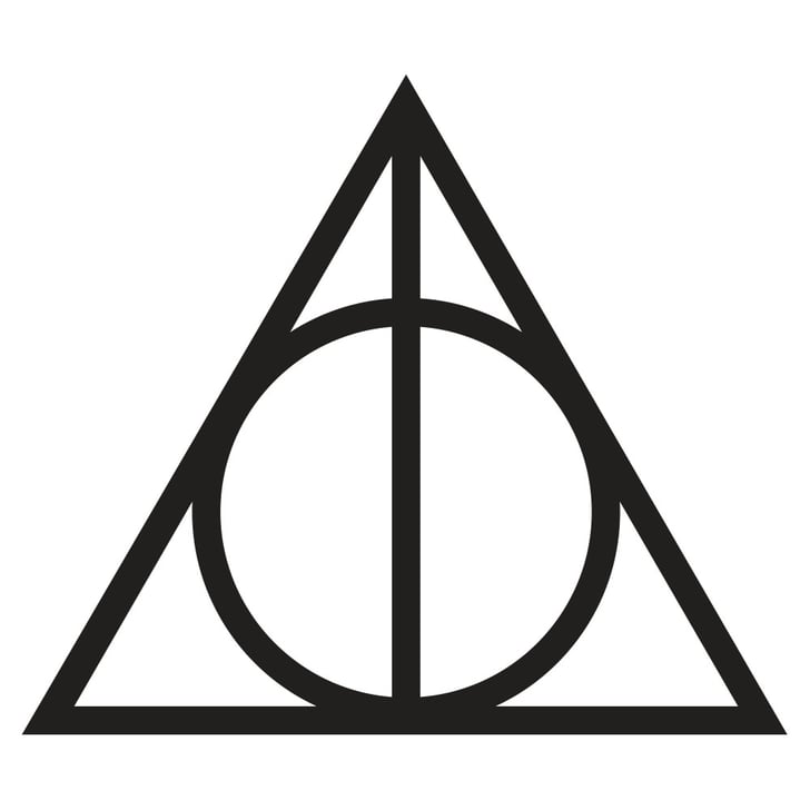 The Deathly Hallows Symbol | Free Harry Potter Pumpkin Templates