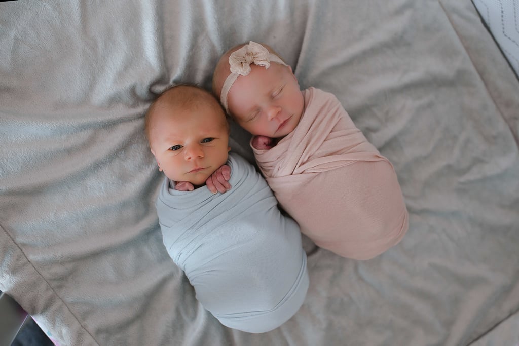 Newborn Photoshoot Taken Before 1 Twin Passed Away
