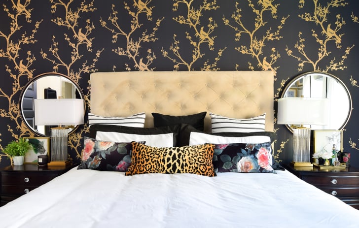 After: Gilded Nature | Temporary Wallpaper Before and Afters | POPSUGAR ...