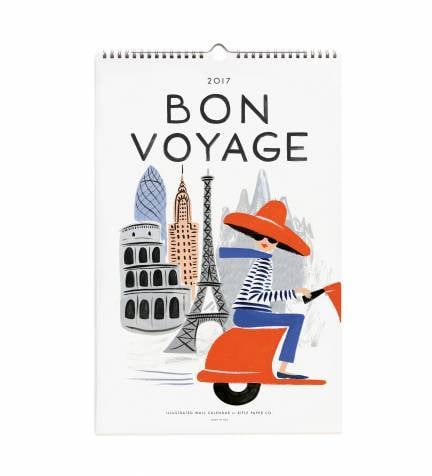 2017 Bon Voyage Calendar