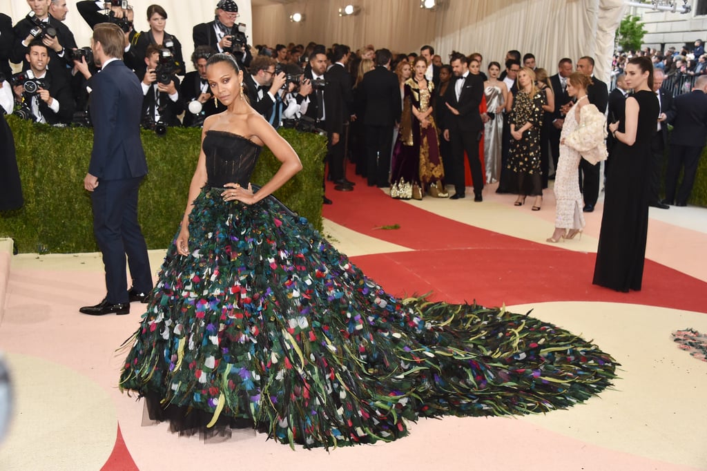 Best Photos of Zoe Saldana's Dress at Met Gala 2016