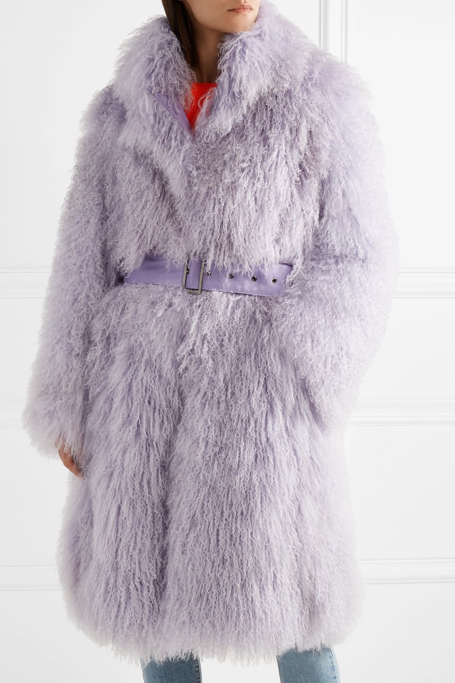 Saks potts shearling clearance coat