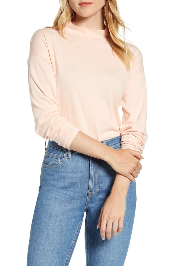 Everlane square online mockneck tee