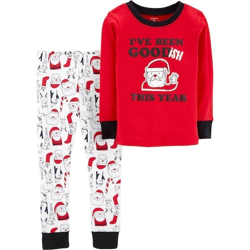 Toddler Carter's Santa Claus Pajama Set