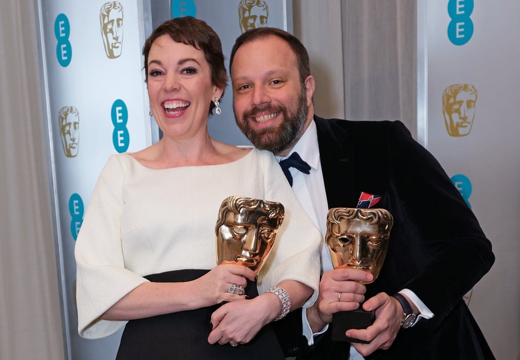 When she celebrated with Yorgos Lanthimos.