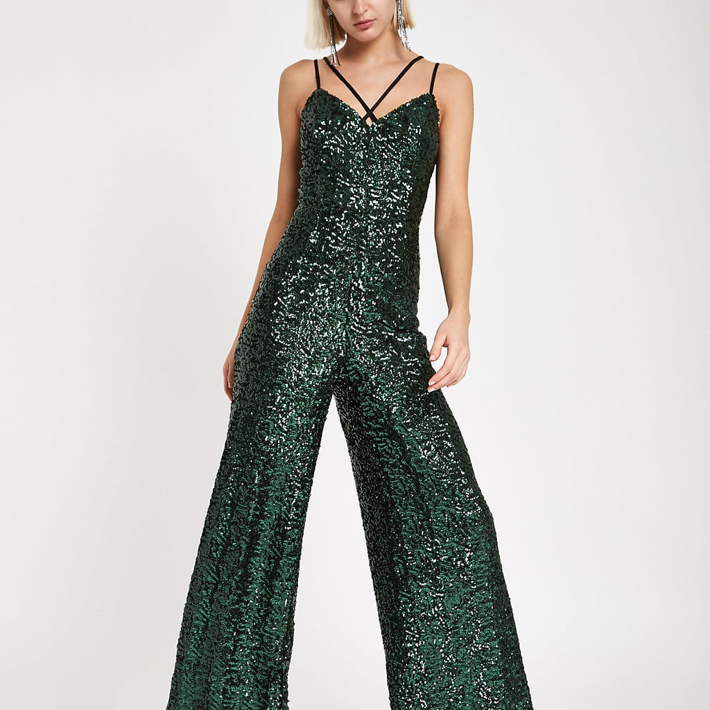 green jumpsuit river island