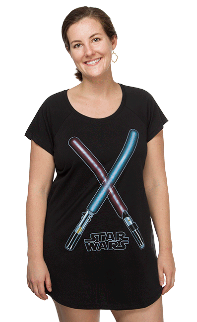 Glowing Sabers Sleep Shirt