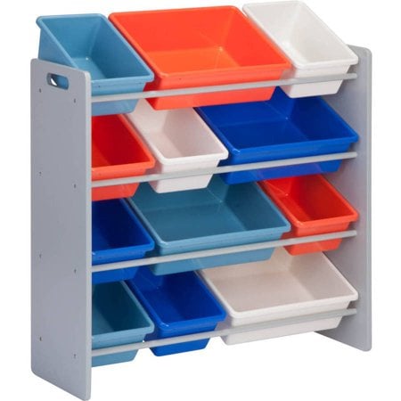 Honey Can Do Kid's Toy Organiser With 12 Storage Bins