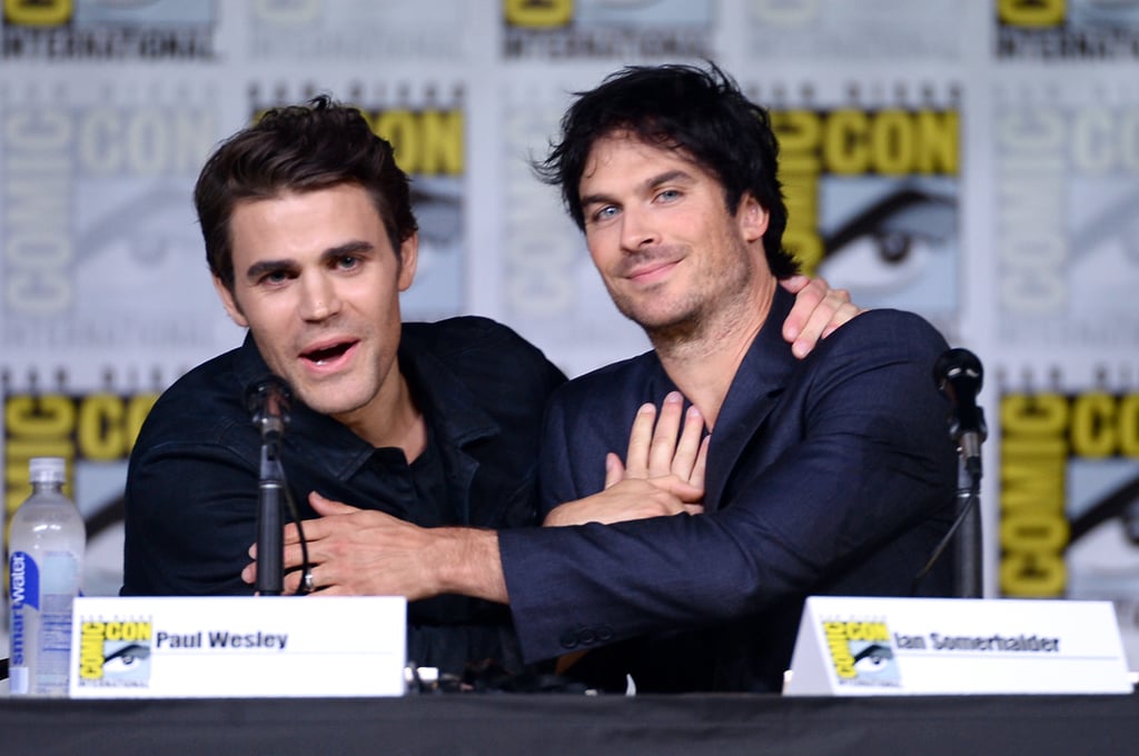 On what Paul finds most annoying about Ian: "I'm not as annoyed by you [Ian] as other people on set to be honest . . . You know how some people on set, they like chew gum loudly or don't know their lines or something?"