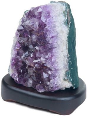 amethyst cluster table lamp