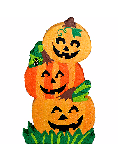 Stacked Jack-o'-Lanterns Piñata ($35)