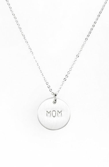 Nashelle Sterling Silver Mom Charm Necklace ($85)