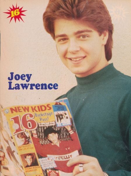 Joey was a bona fide teen heartthrob.