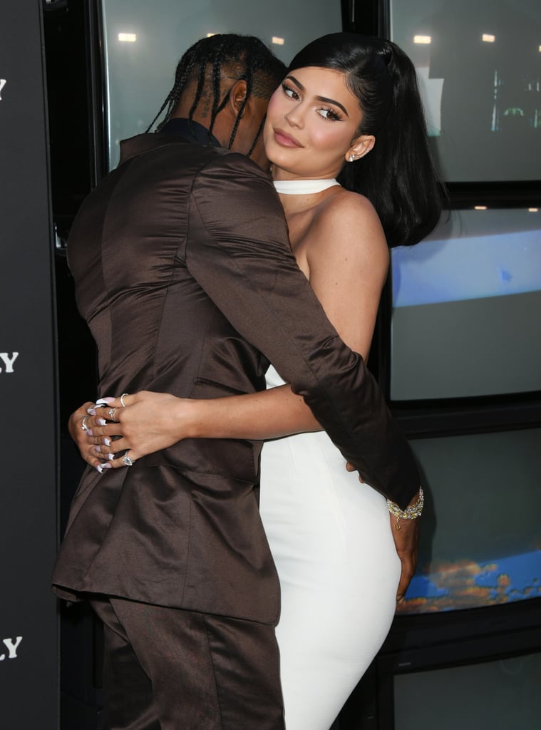 Kylie Jenner and Travis Scott at Travis Scott: Look Mom I Can Fly Premiere