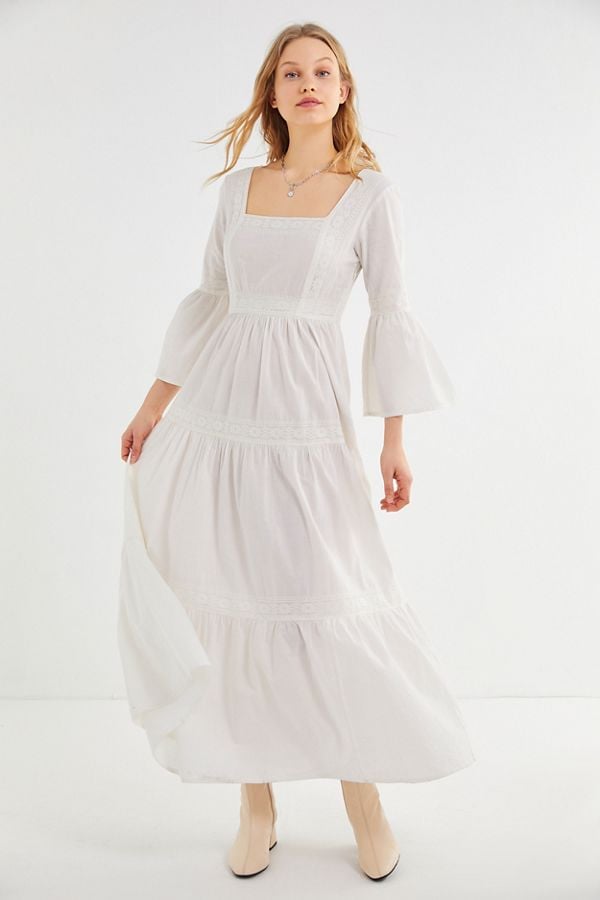 laura ashley uo exclusive penelope toile babydoll dress