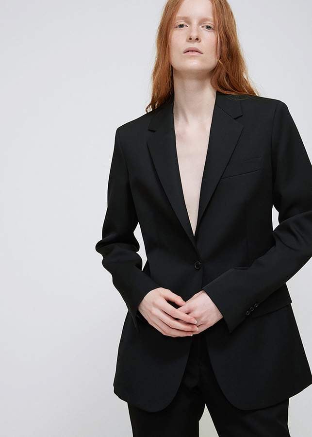 Calvin Klein Suiting Blazer | Meghan Markle's Black Alexander McQueen ...