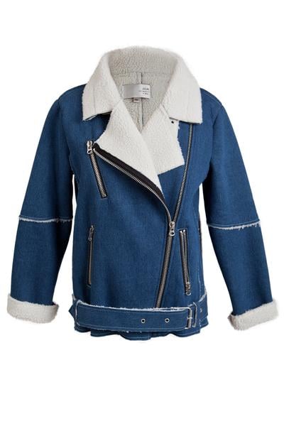 sherpa-lined aviator jacket