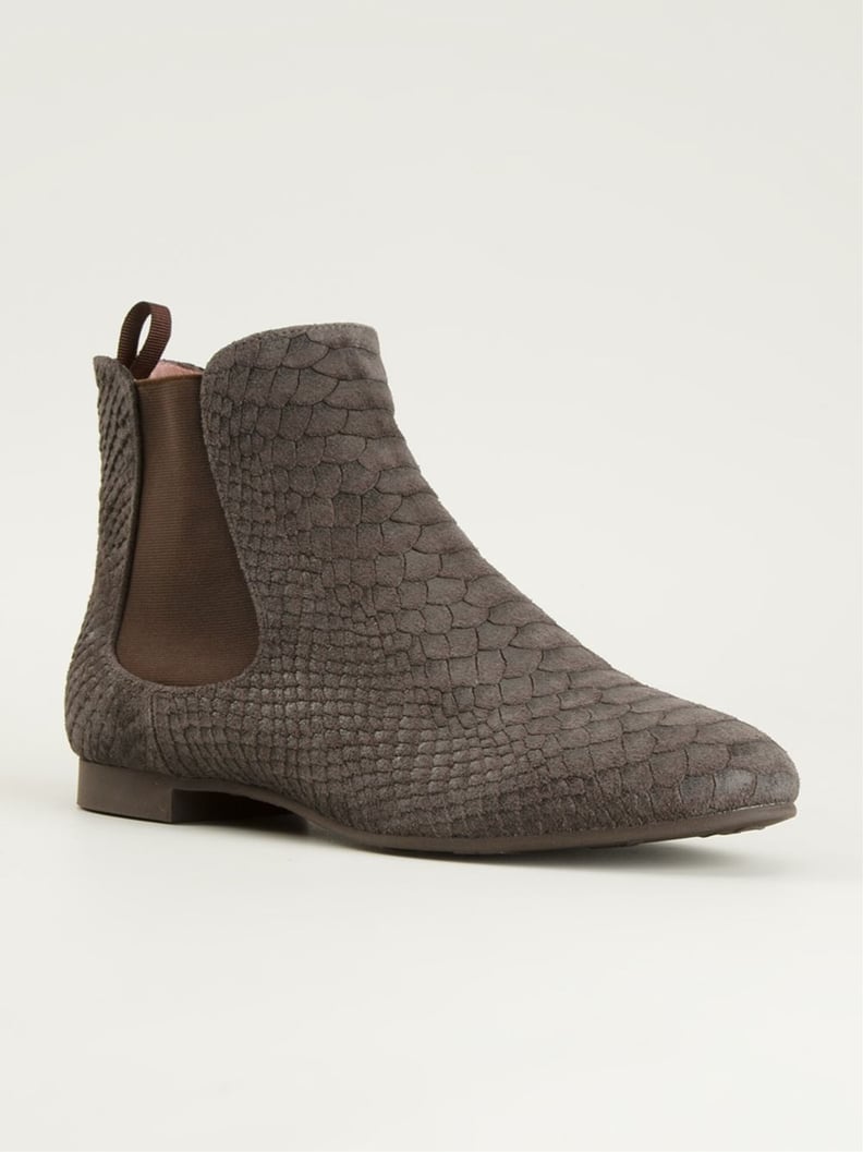 Pretty Ballerinas Snakeskin Effect Chelsea Boots