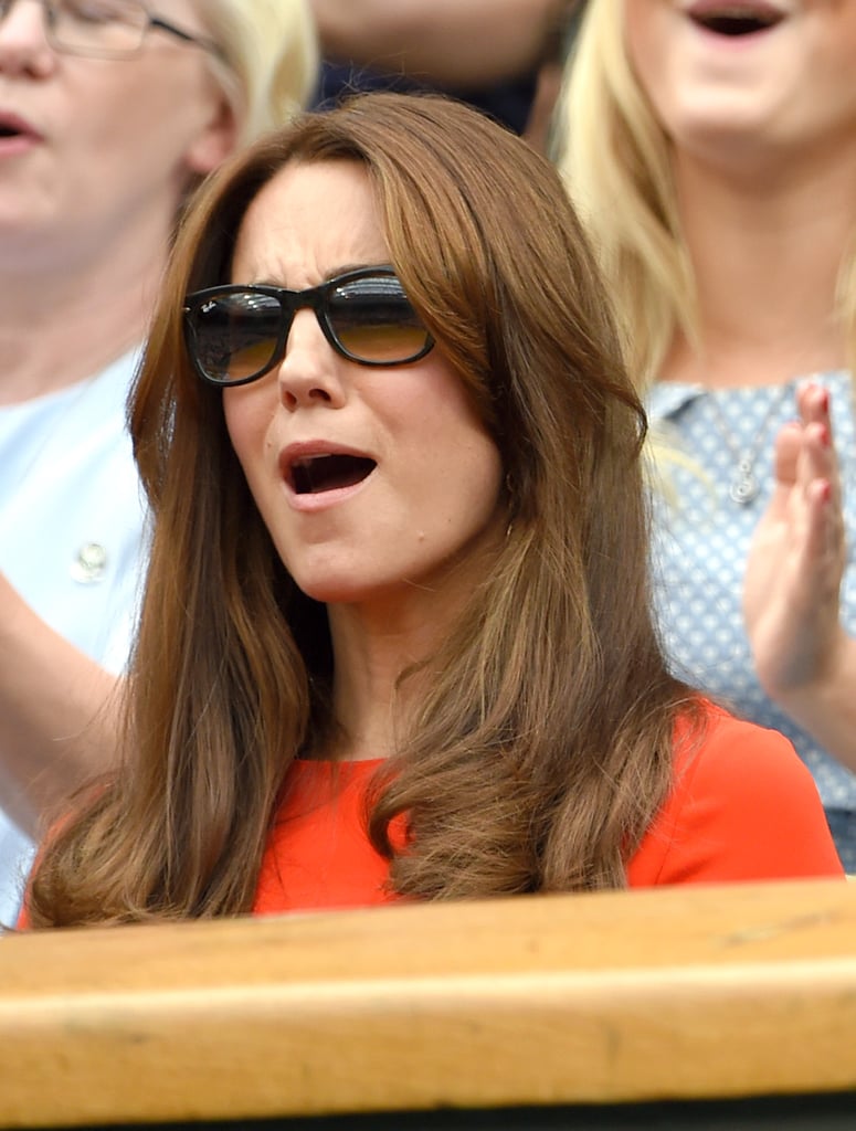 Kate Middleton's Facial Expressions Watching Sports Pictures