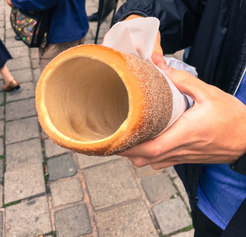 But if you're on a time crunch and looking for something on the go, consider a tasty trdelník. Locally known as chimney cakes, this rolled, doughy pastry first made its appearance in Prague years ago, but can now be found all throughout the streets of Vienna. And as expected, it's delicious!