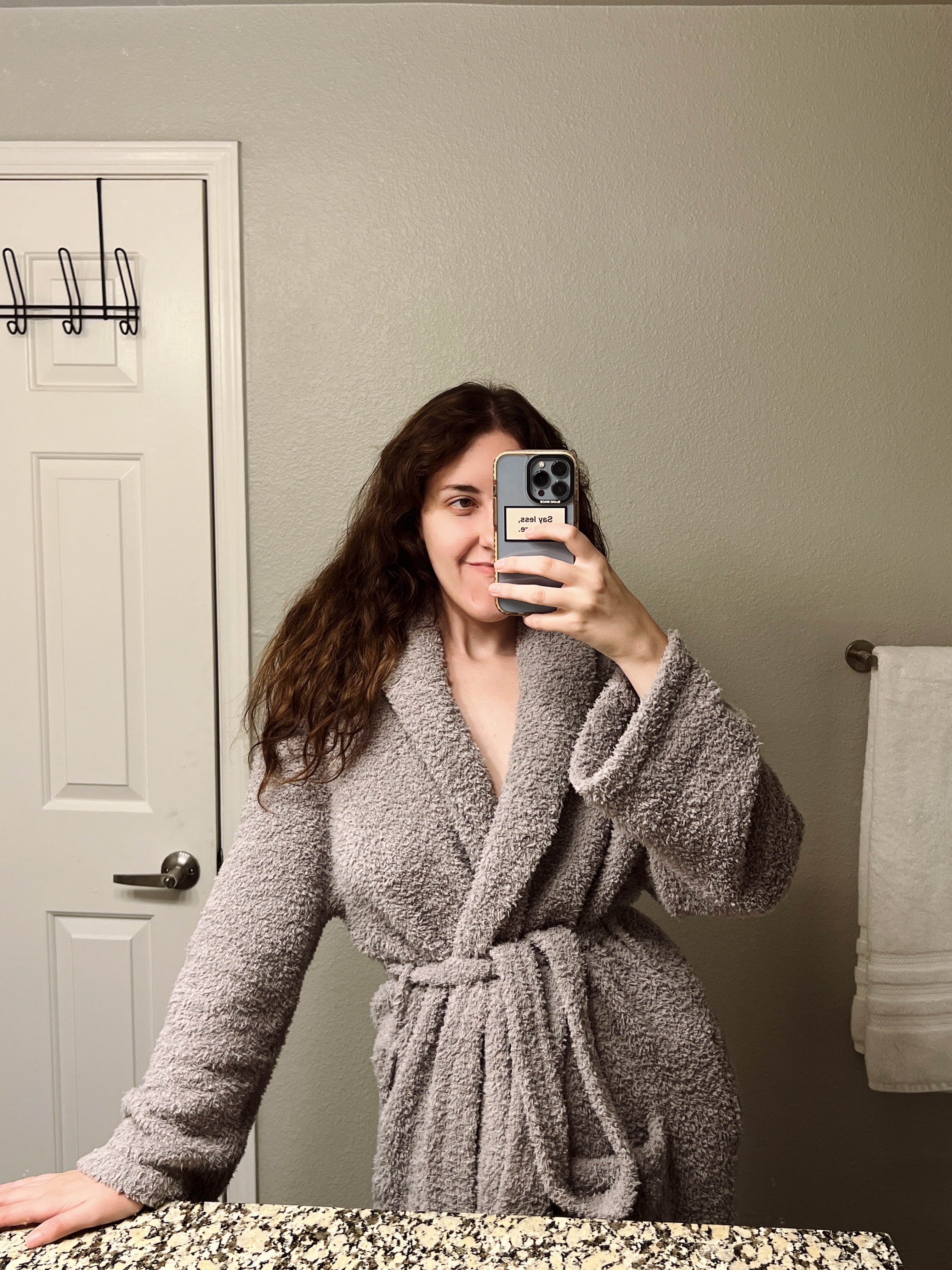 Barefoot Dreams CozyChic Robe, Dove Grey, 3 at  Women's Clothing store