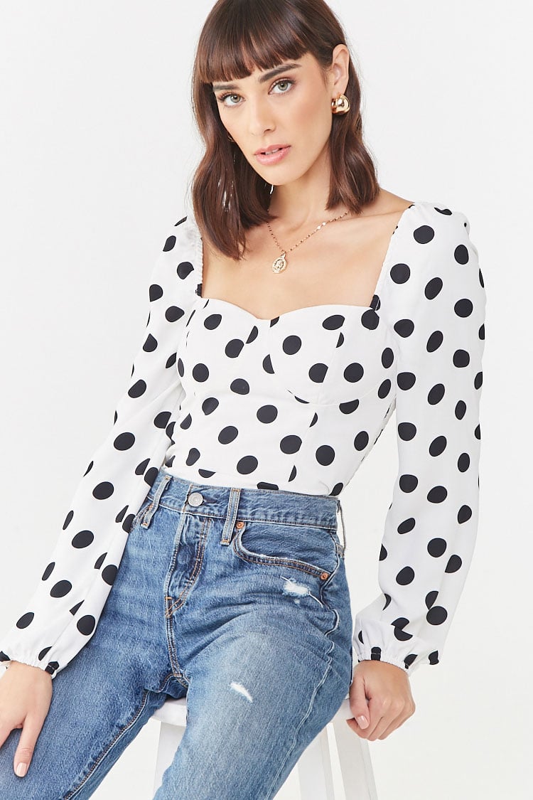 Polka dot jeans forever 21 discount