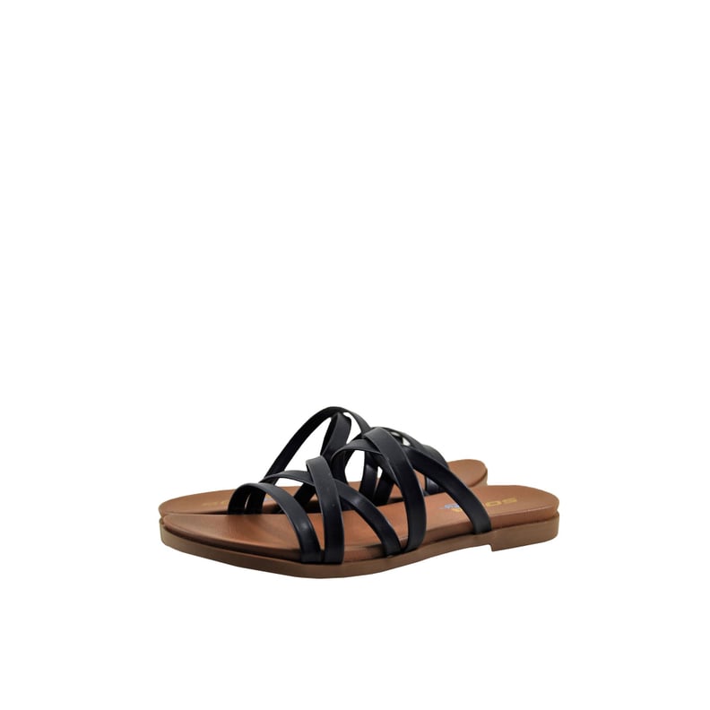 Theta Crisscross Open Toe Sandals