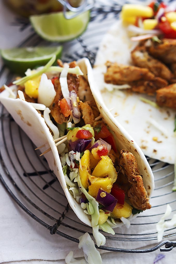 Caribbean Chicken Tacos | Taco Recipes | POPSUGAR Latina Photo 49