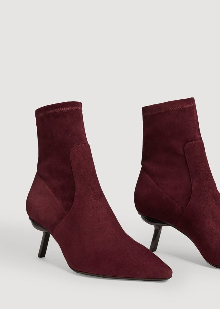 Mango Suede Sock Ankle Boots | Boots Trends Fall 2018 | POPSUGAR ...