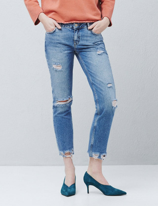 MANGO Straight-Fit Cropped 'Joe' Jeans ($70)