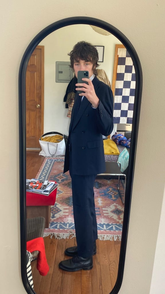 Sam Hine Shared a Snap of His Suit For Ella's Graduation