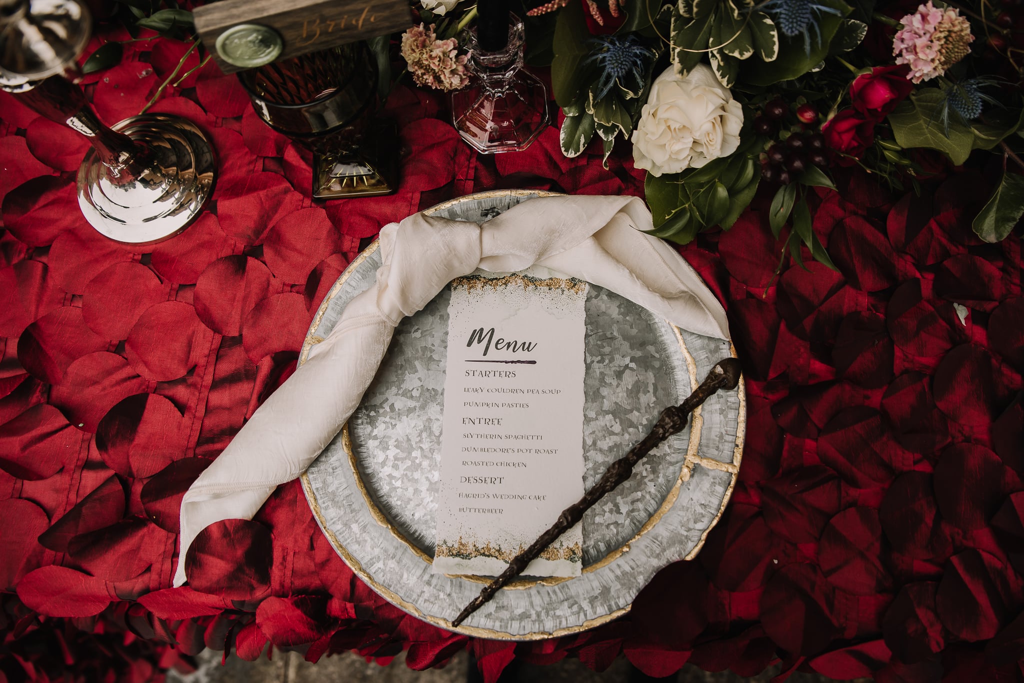 Elegant Harry Potter Themed Wedding Ideas Popsugar Love Sex