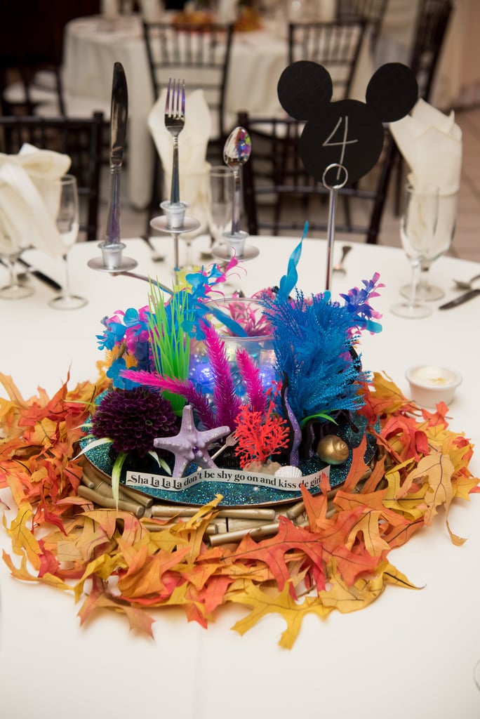 Fall Wedding With Disney Centerpieces