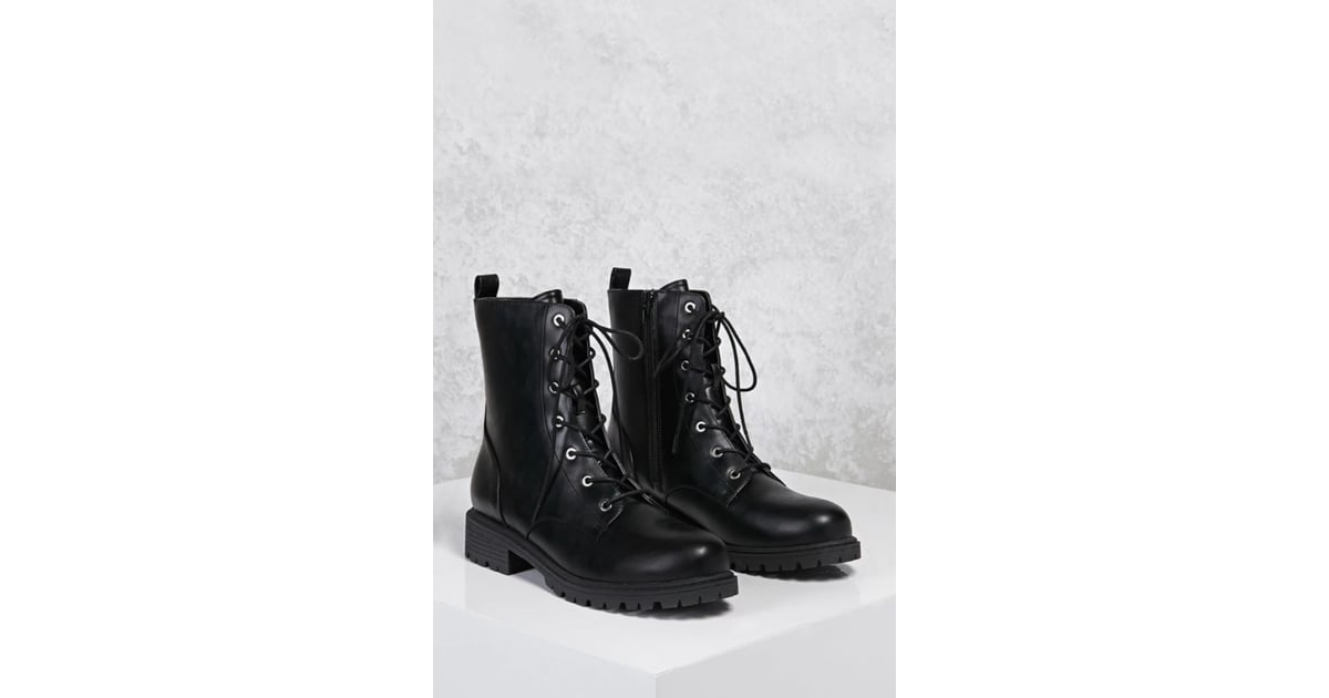 Forever 21 Combat Boots Fall Shoe Trends 2017 POPSUGAR Fashion Photo 55