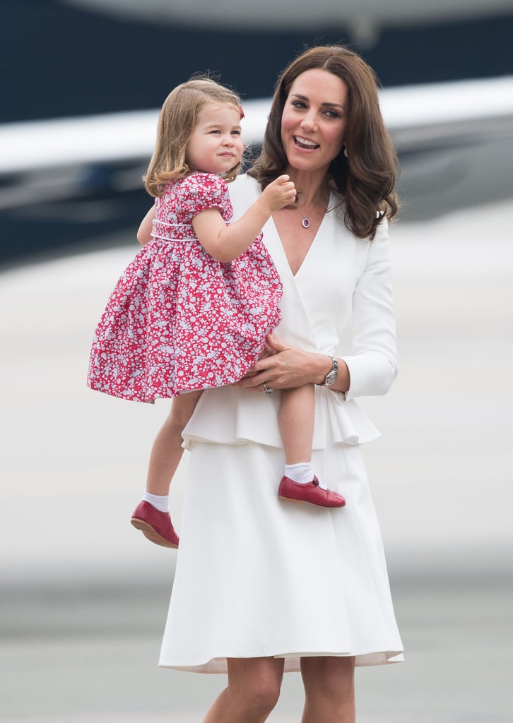 Princess Charlotte Wearing Red Shoes