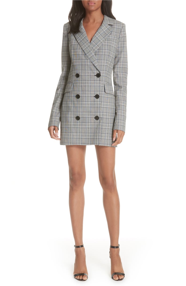 Milly Cotton Suiting Blazer Dress