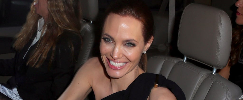 Angelina Jolie at Brad Pitt's Make It Right Gala 2014