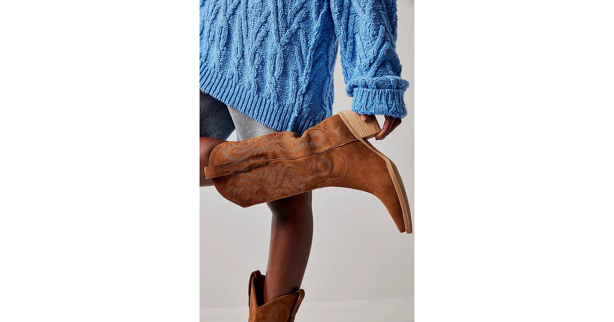 Best Tan Knee High Boots Jeffrey Campbell Dagget Western Boot The