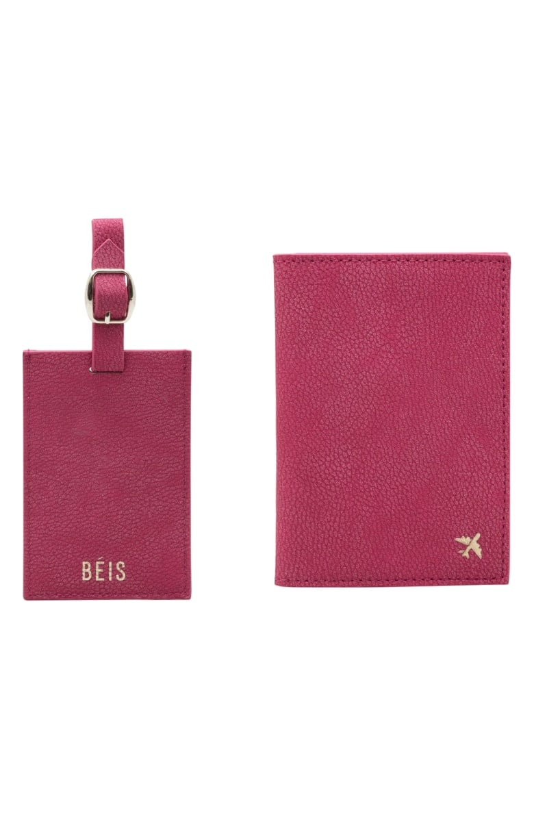 Béis Travel Luggage Tag & Passport Holder Set