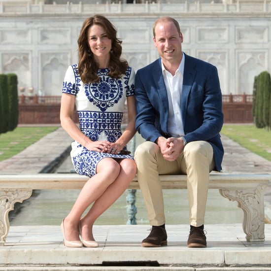 Kate Middleton and Prince William at the Taj Mahal 2016