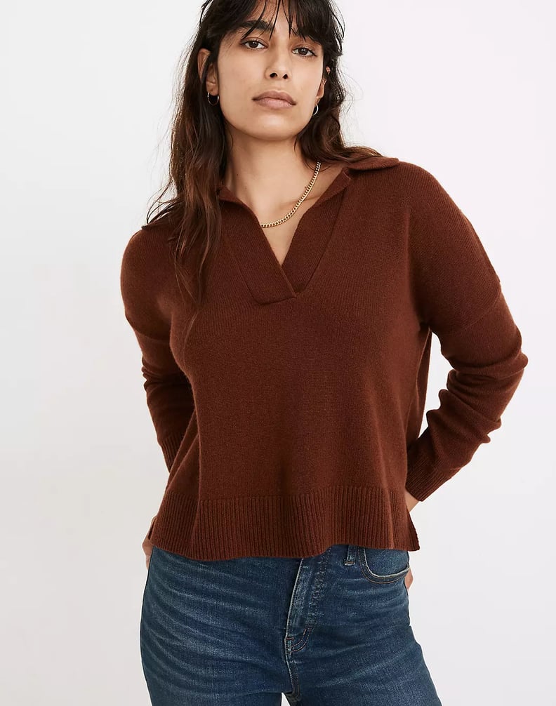 For a Relaxed Look: Davie Polo Sweater