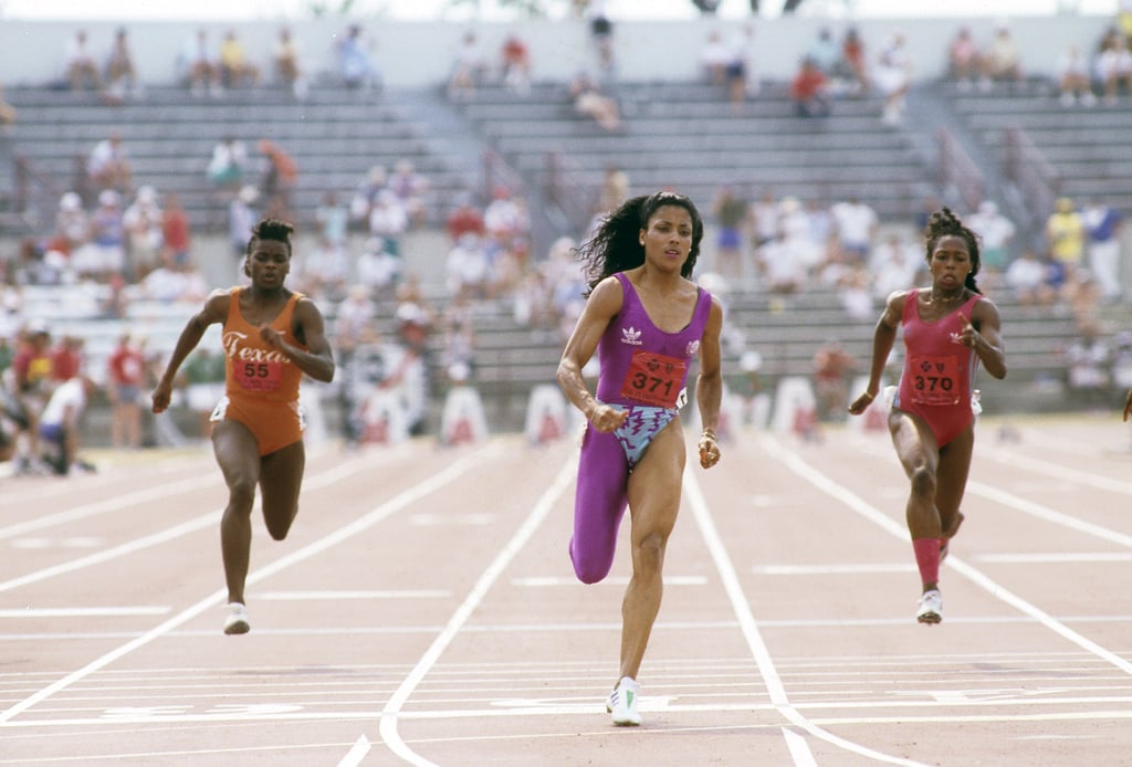 "Flo Jo," as she's known, accepted three medals at the 1988 ...