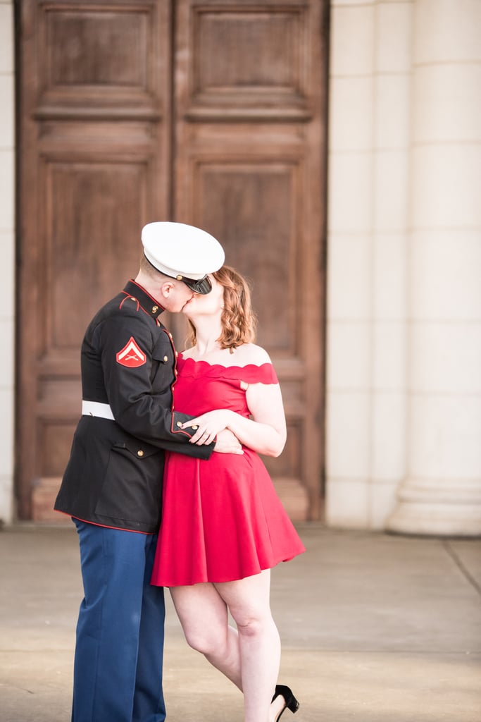 Military Couple Engagement Session in Washington DC