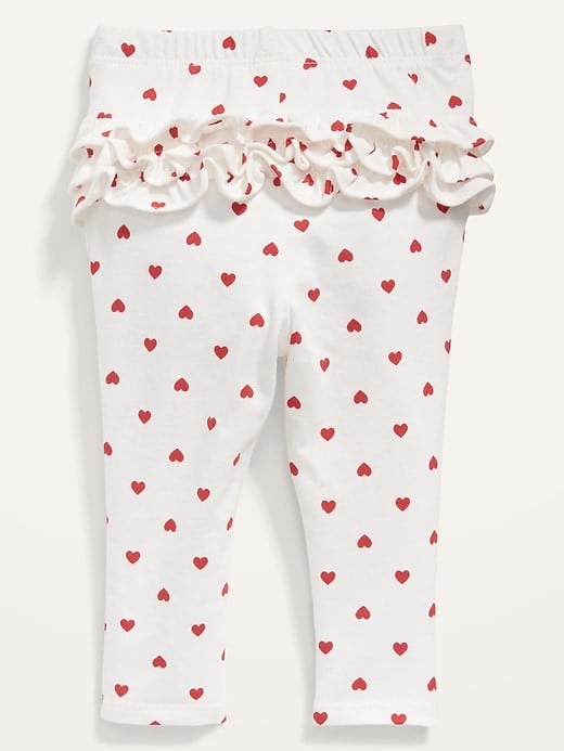 Old Navy Valentine-Print Ruffled Leggings For Baby