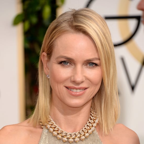 Naomi Watts's Hair and Makeup at Golden Globes 2014