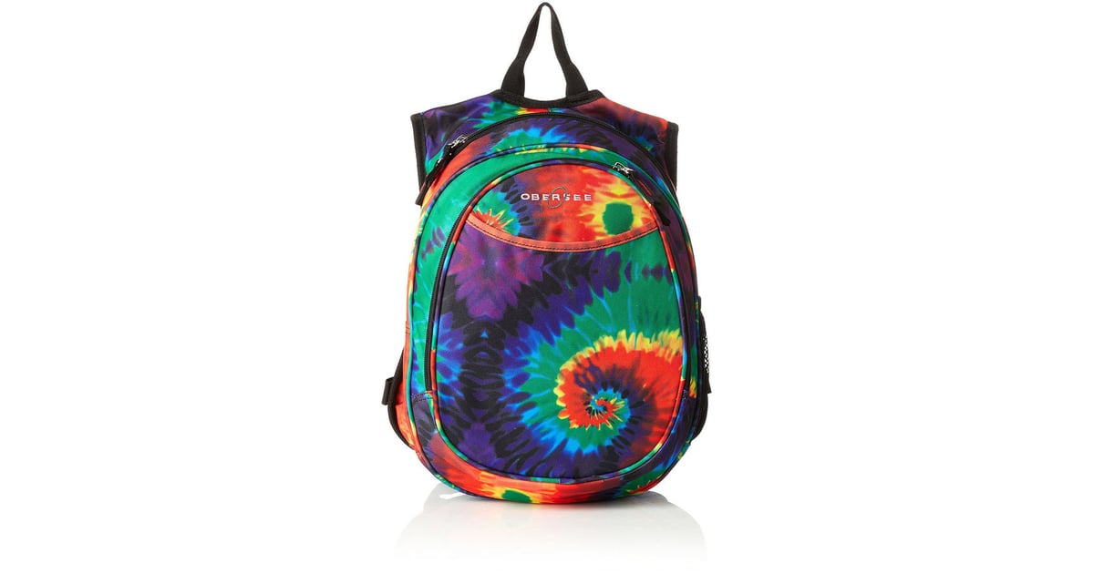 orange tie dye backpack