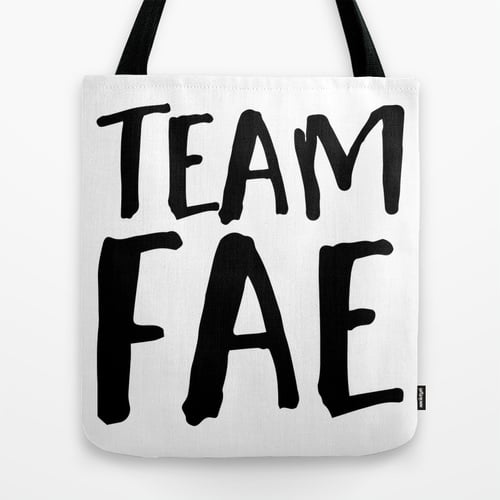 "Team Fae" Tote Bag ($22)
