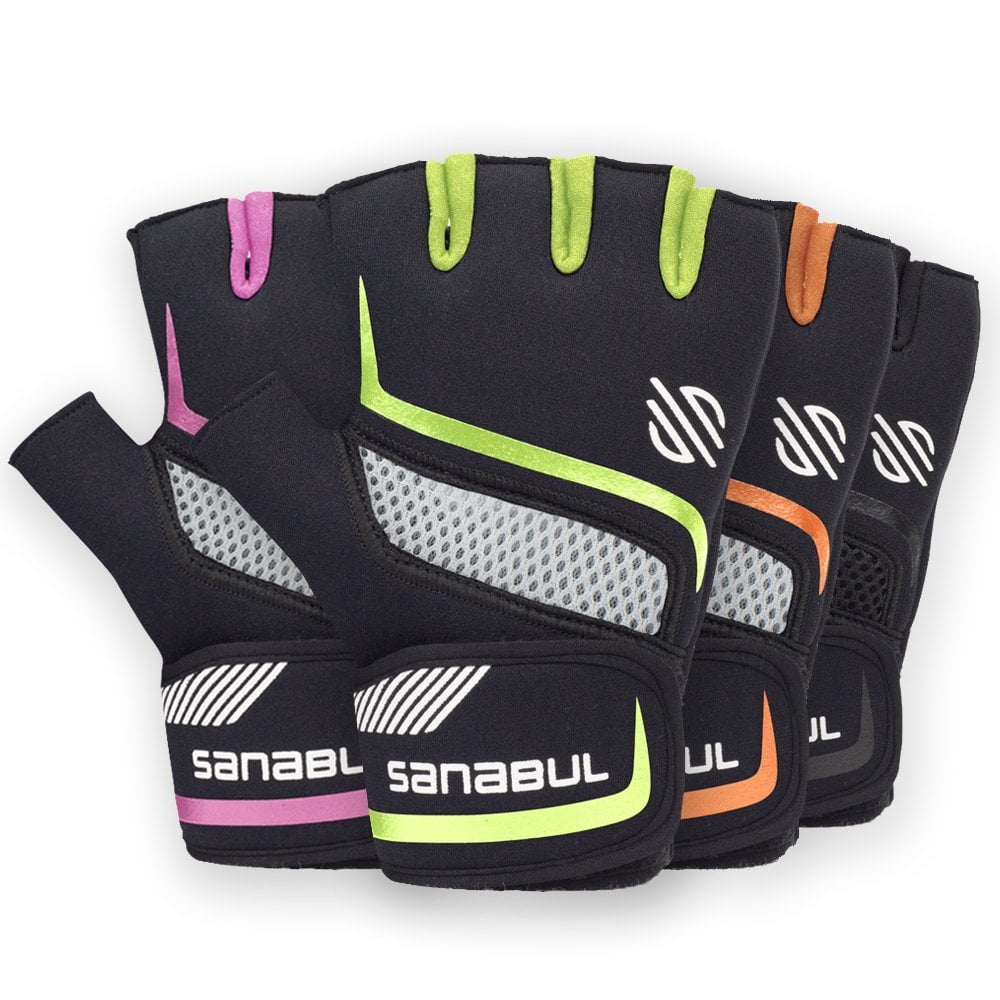 健身房的手套:Sanabul Handwrap拳击手套